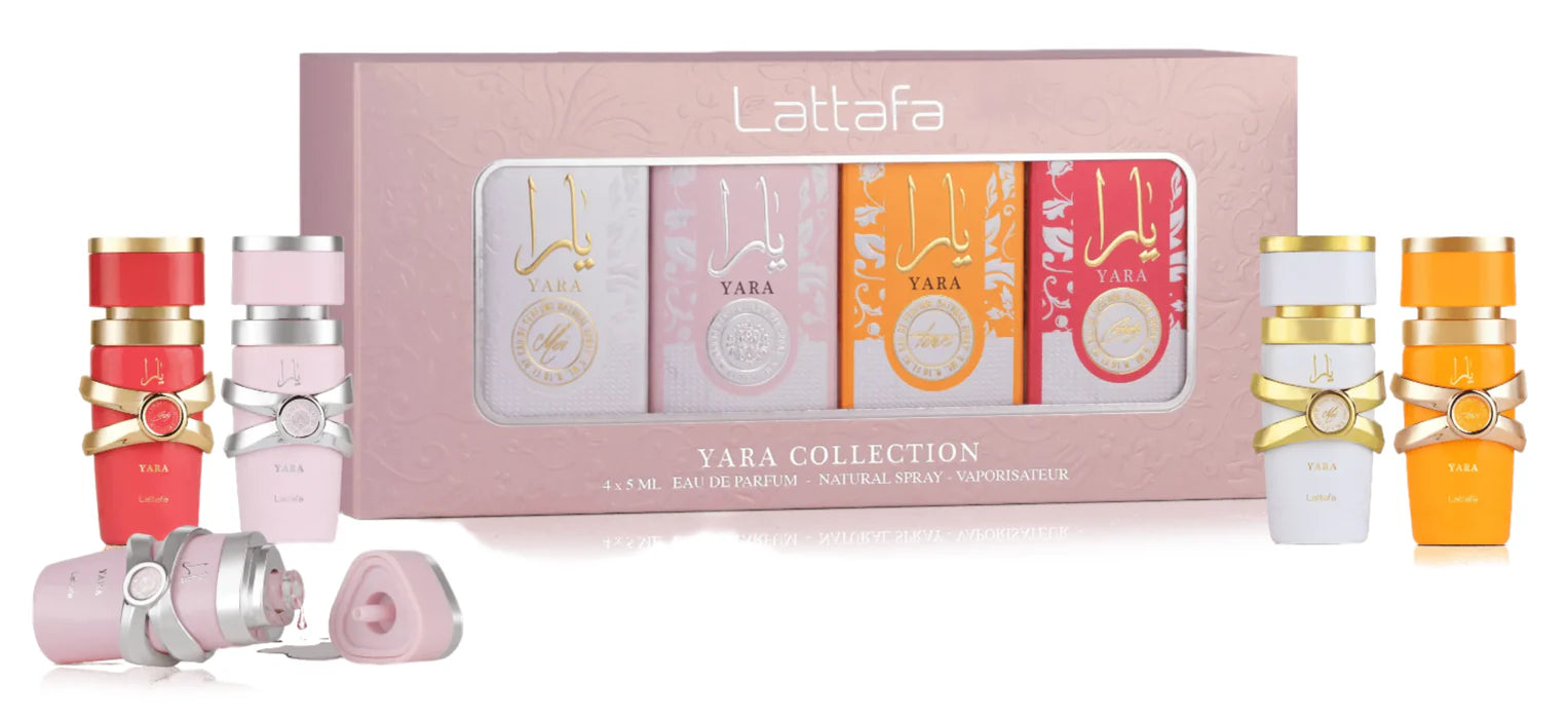 Lattafa/Yara Mini Collection 20ml 4pcs Gift Perfume Drops
