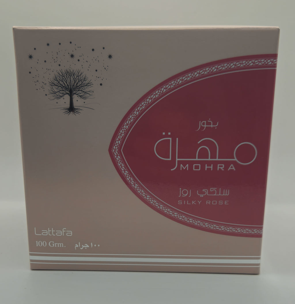 Lattafa/Bakhoor Mohra Silky Rose 100gr