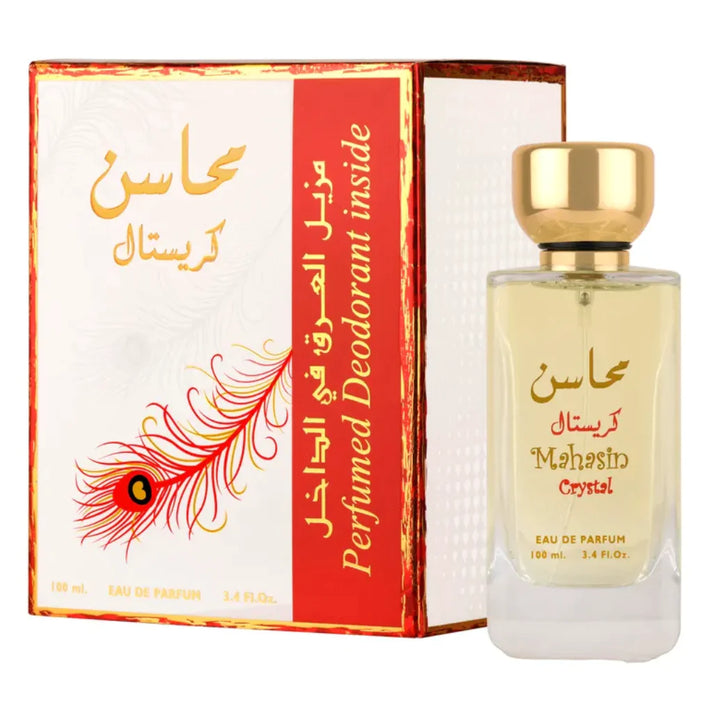 Lattafa/Mahasin Crystal RED + Deo EDP 100ml