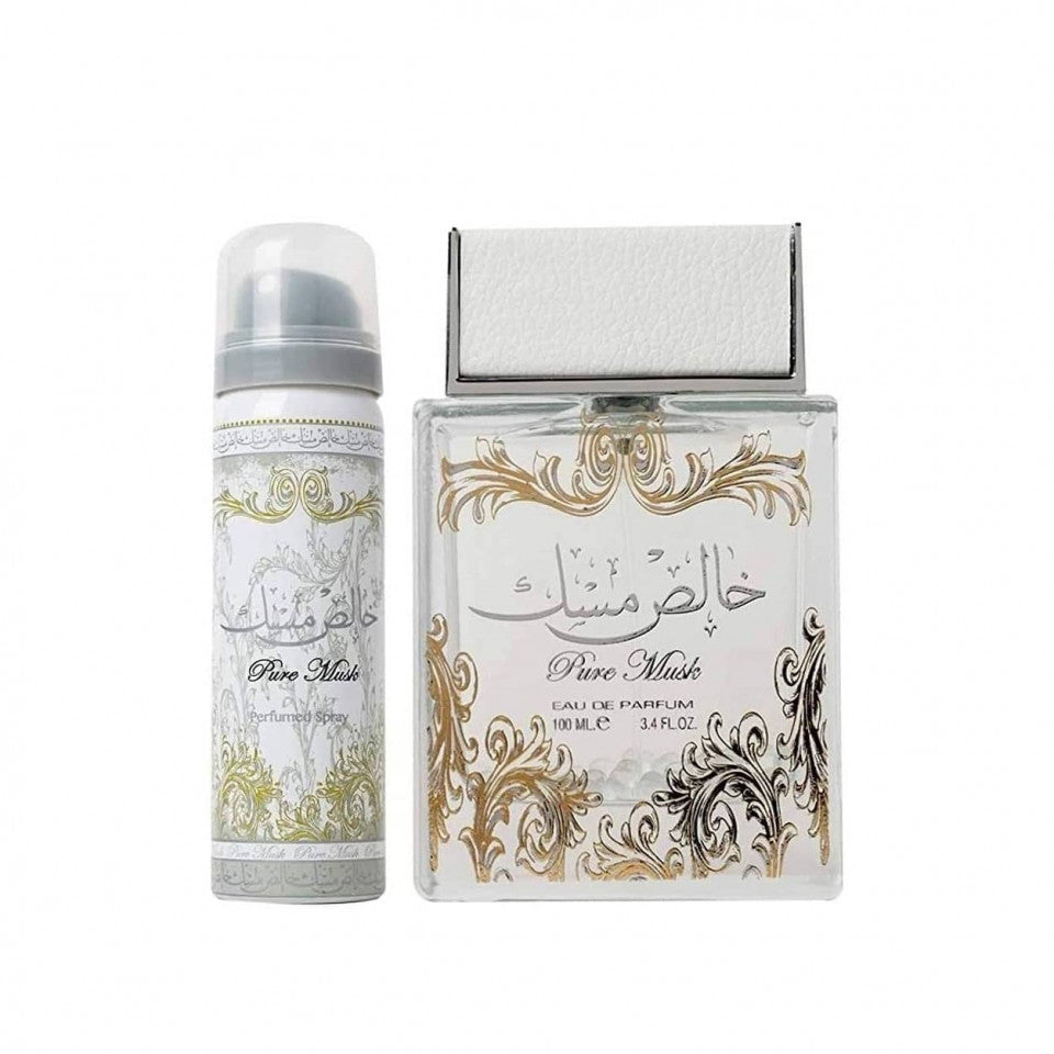Lattafa Perfume Pure Musk Eau de Parfum 100ml + Geschenk Deo Spray 50 ml 2