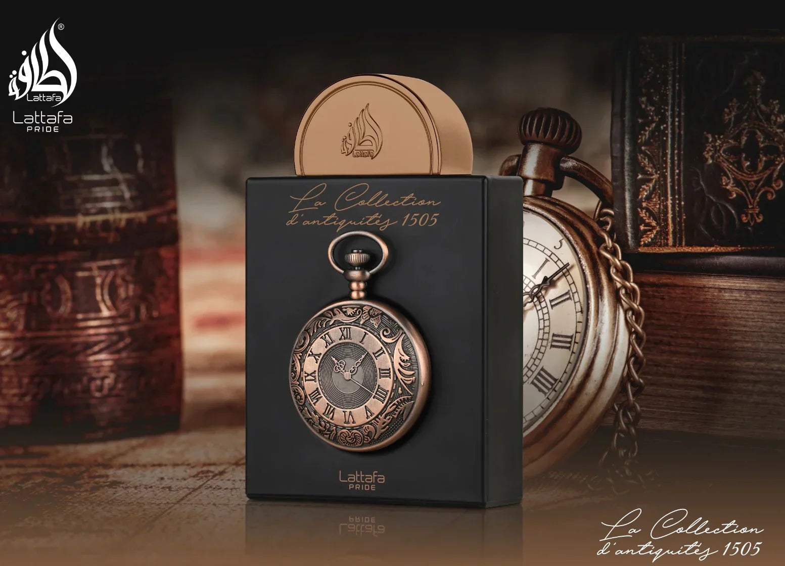 Lattafa Pride Parfum La Collection D'Antiquites 1505 Watch Eau de Parfum 100ml 1