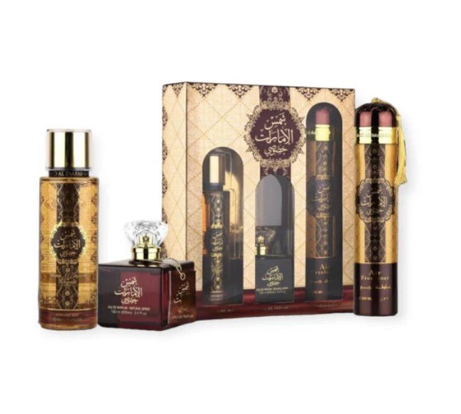 Ard Al Zaafaran/Geschenk Gift Set Shams Al Emarat Khususi - DubaiScent
