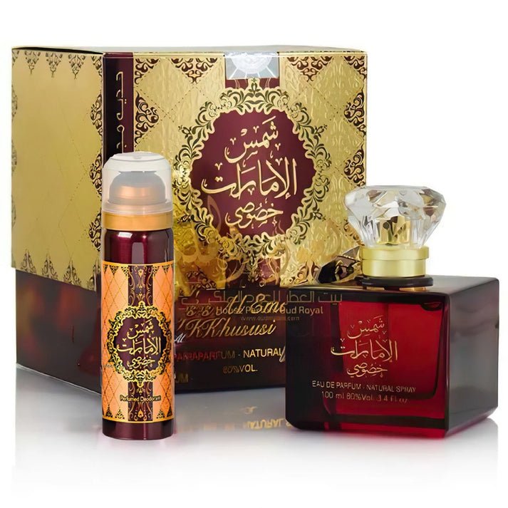 Ard Al Zaafaran/Shams Al Emarat Khususi EDP 100ml + Deo - DubaiScent
