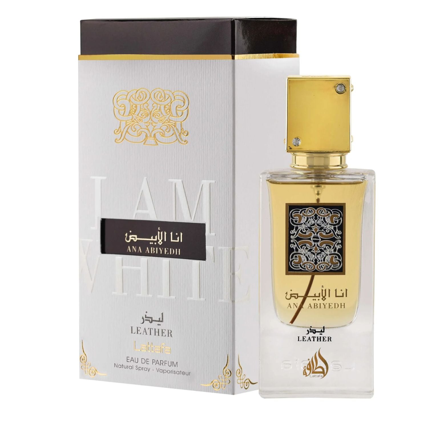 Lattafa Ana Abiyedh Leather EDP 60ml