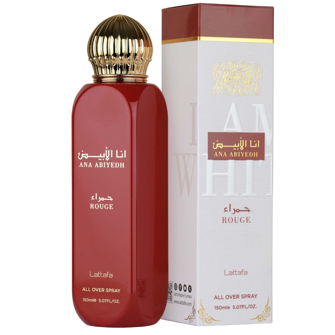 Lattafa Ana Abiyedh Rouge All Over Body Spray 150 ml