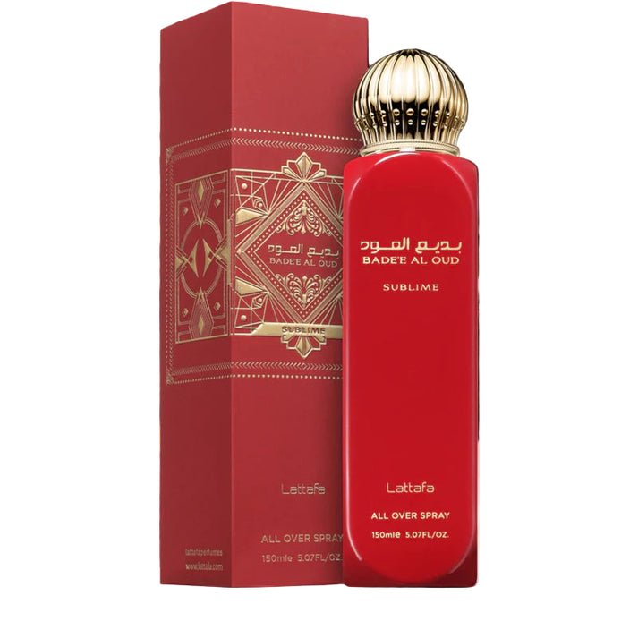 Lattafa Badee Al Oud Sublime All Over Bodyspray 150 ml - DubaiScent