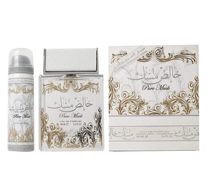 Lattafa/Pure Musk EDP 100ml + Geschenk Deo Spray 50 ml - DubaiScent