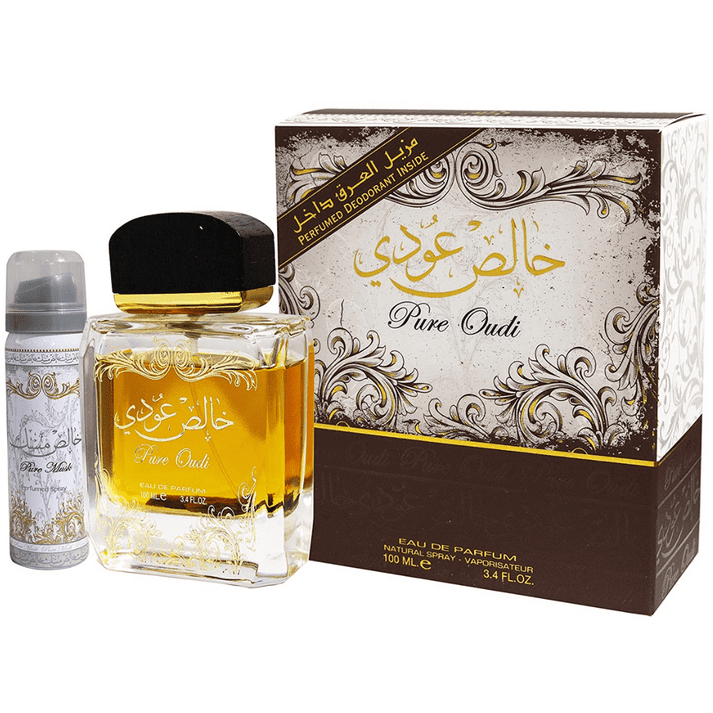 Lattafa Pure Oudi EDP 100ml+Deo