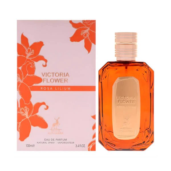 Maison Alhambra Victoria Flower Rosa Lilium Eau de Parfum 100ml - DubaiScent
